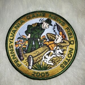 PATCH Pennsylvania Game News Field Notes Embroidered Patch 2005